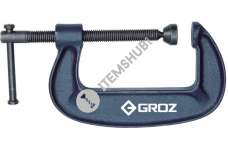 Groz Forged C Clamp No. 55 Capacity 3, Depth 1.3/8, Neutral | By Al Mahroos (Itemshub)