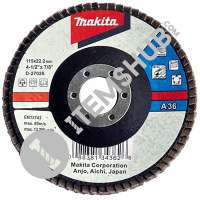 Makita Flap Disc 115Mm Grt A36 (Sanding Metal Plastic Wood & Steel) | By Al Mahroos (Itemshub)